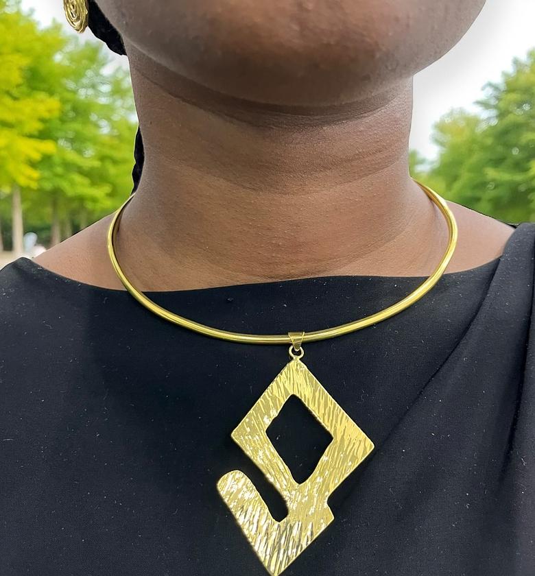 Jabari Brass Choker image