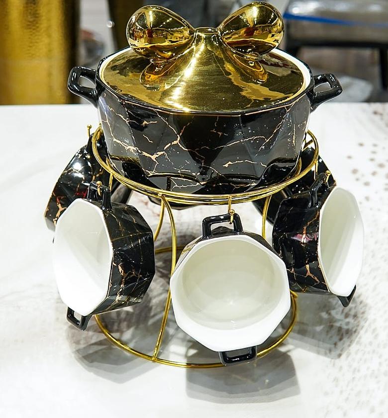 Soupbowl with 6 bowl image