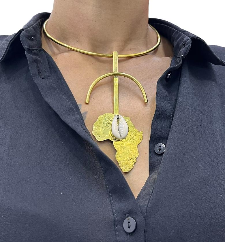 Oba Brass Choker image