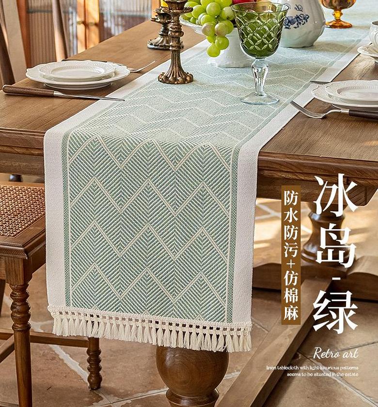 Nordic  Table Runner  Table Placemats Tablecloth  image