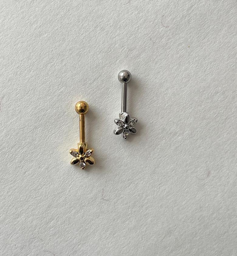 Dainty Starflower Helix Piercing Earrings image