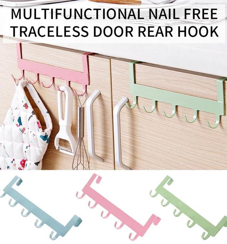 Over the Cabinet Door Hooks, Hanger and Organizer image