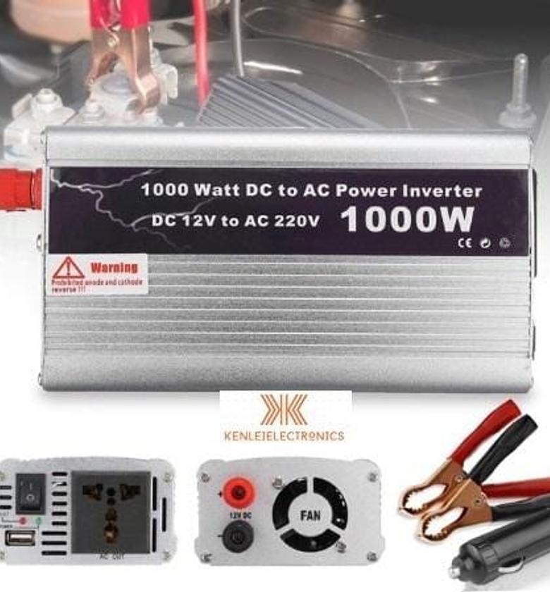 POWER INVERTER. TBE 100W 12V PURE SINE WAVE POWER INVERTER W/ USB Input 12V DC TO AC 220V image