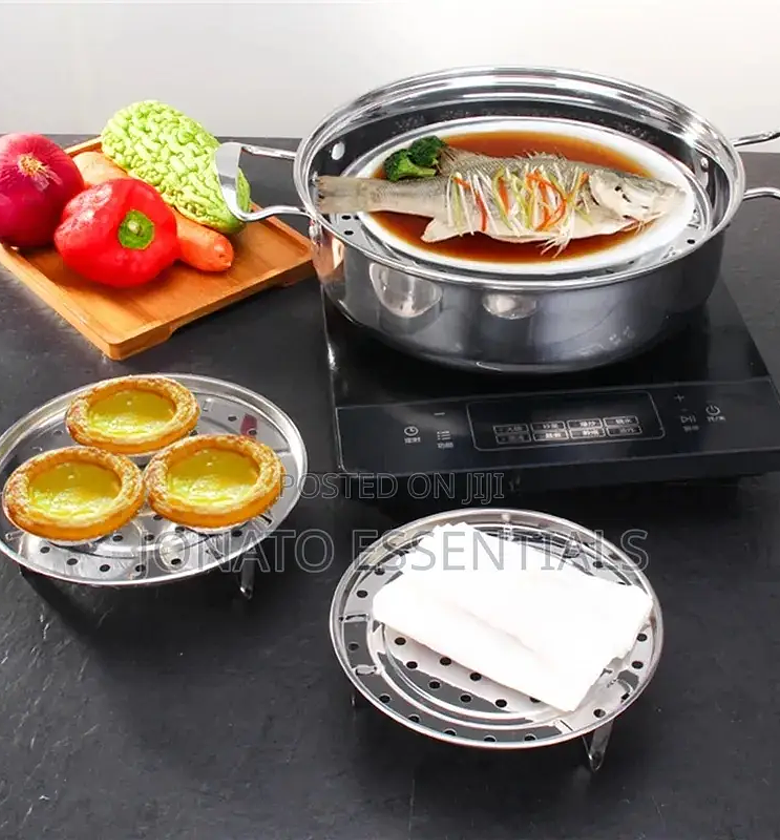 Multifunctional Stainless Steel Steamer Rack image