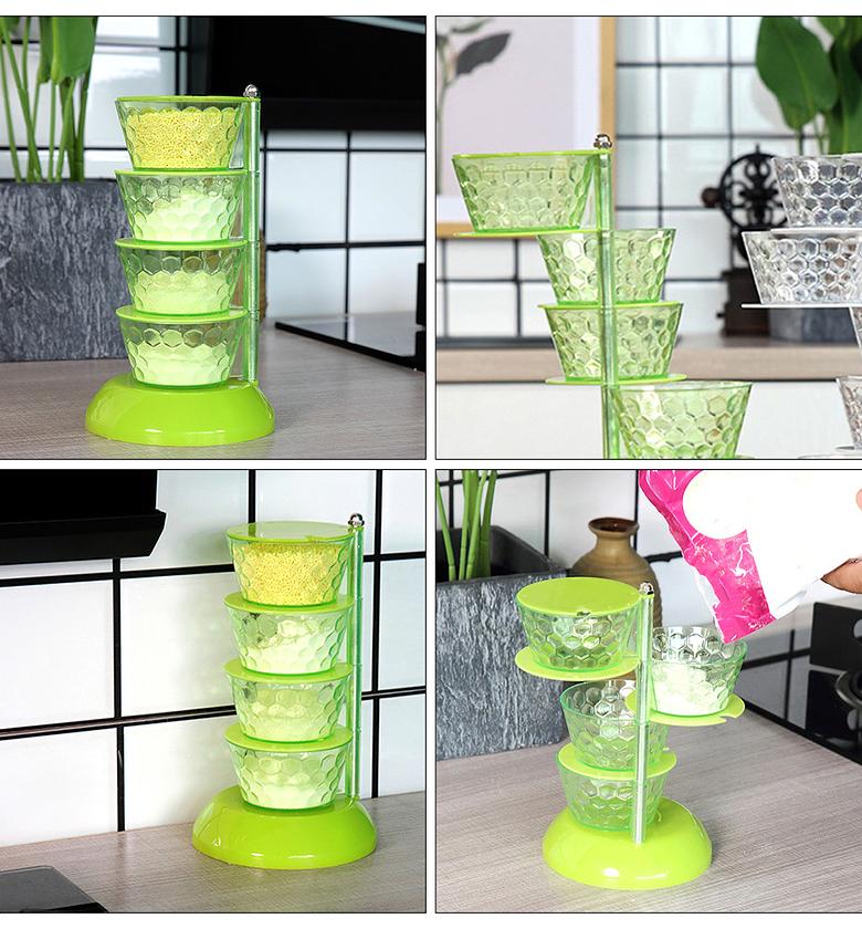 5 Layer Rotating Spice Seasoning Stand image