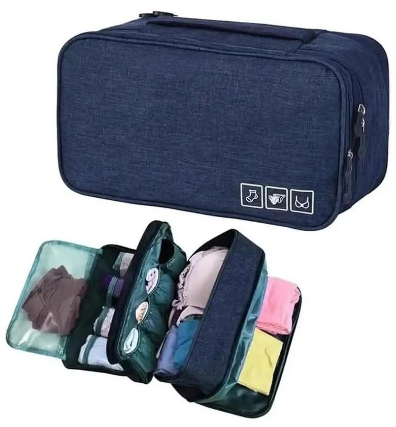 Portable undergarment travel organizer image