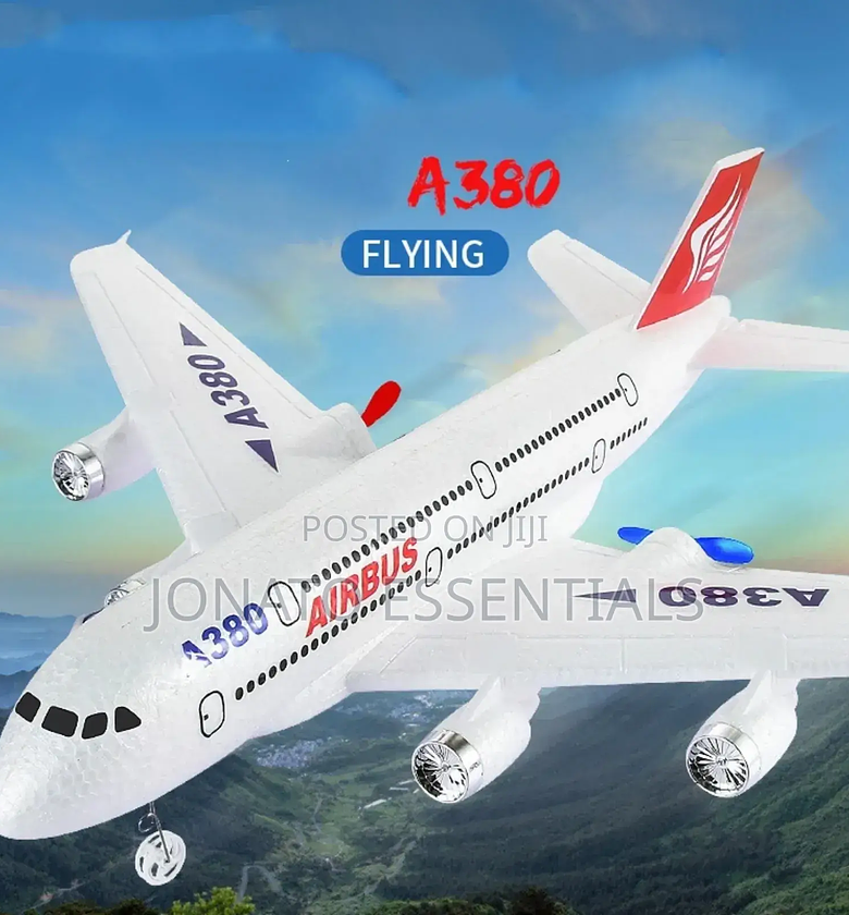 Airbus 380 Remote-Controlled Toy Plane, Aeroplane, Aircraft image