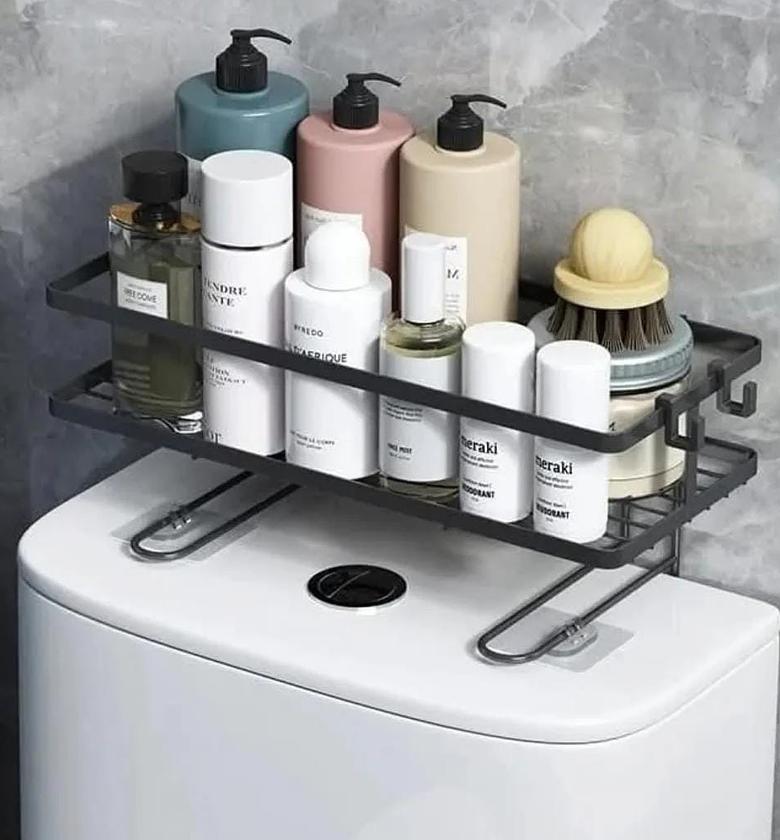 Over the toilet storage rack image