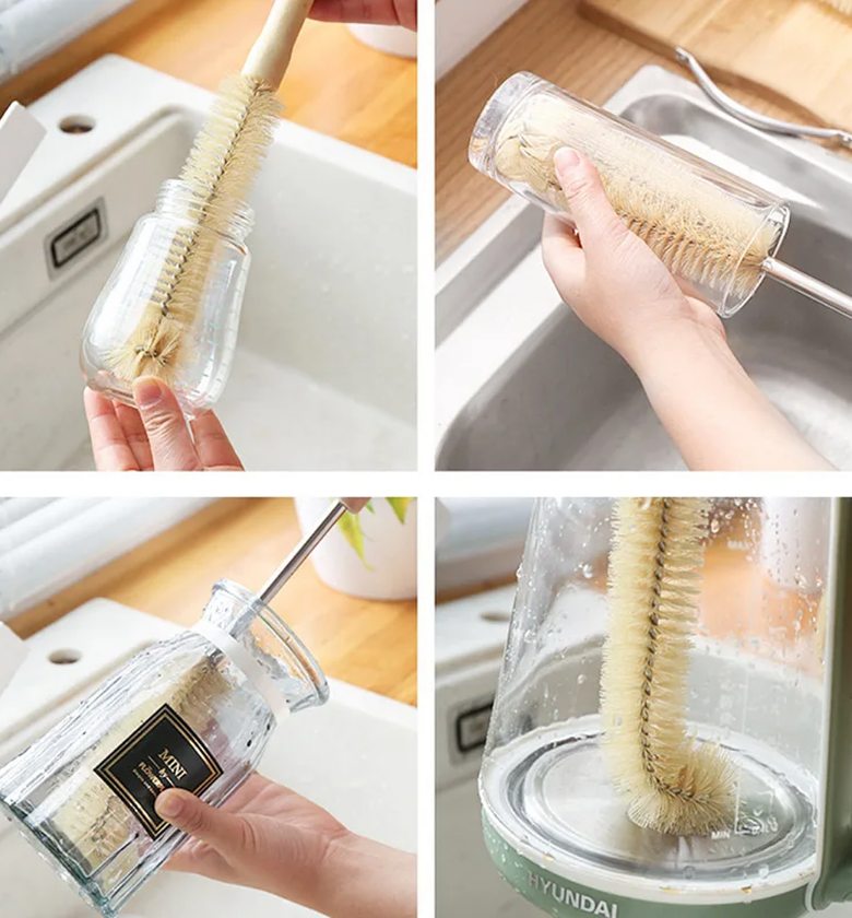 4pcs Long Handle Cleaning Brush Set image