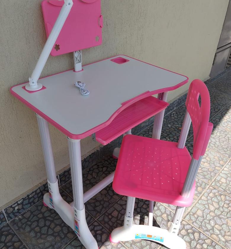 Kids Study Table With Rechargeable, Detachable Lamp image