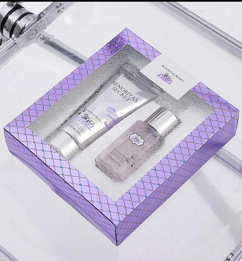 Senoritas Secret Tease Rebel Perfume Gift Set 100ml Fragrance Lotion & 75ml Perfume.  image