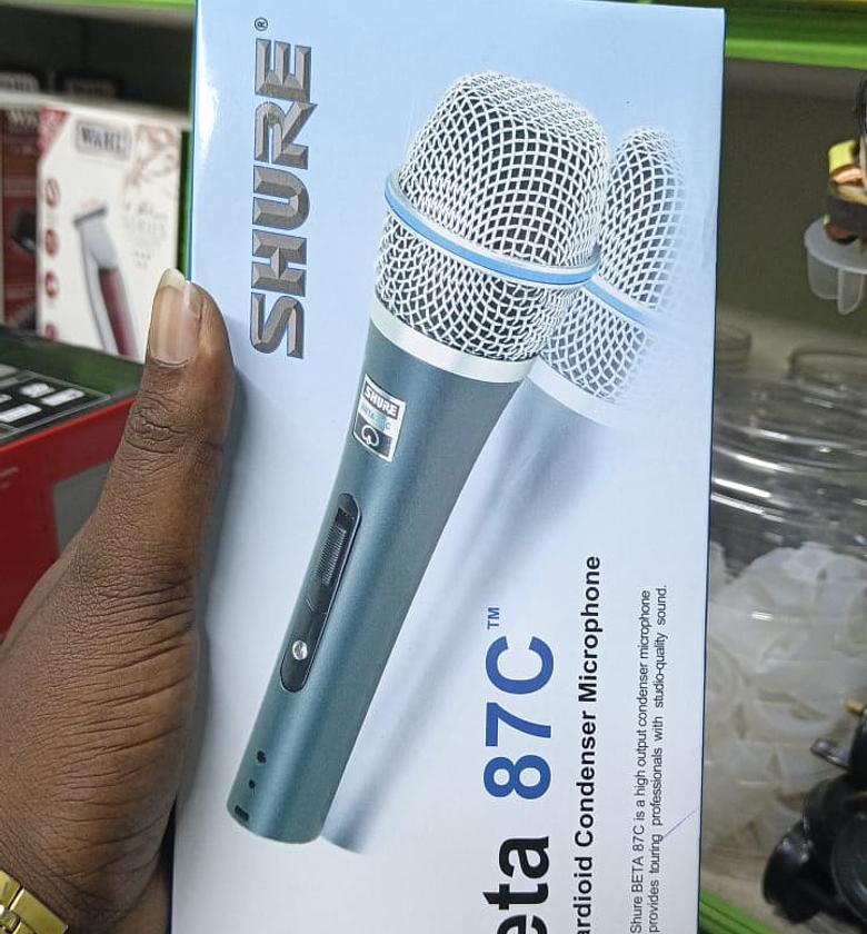 MICROPHONE. Shure Beta 87C Cardioid Condenser Microphone.  image