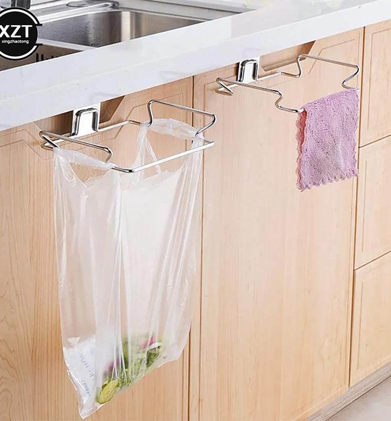 Metallic Trash Bag Hanger image