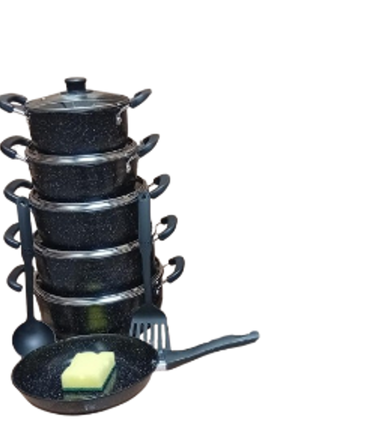 Cookware Set. JP 14 pieces non stick cookware set image