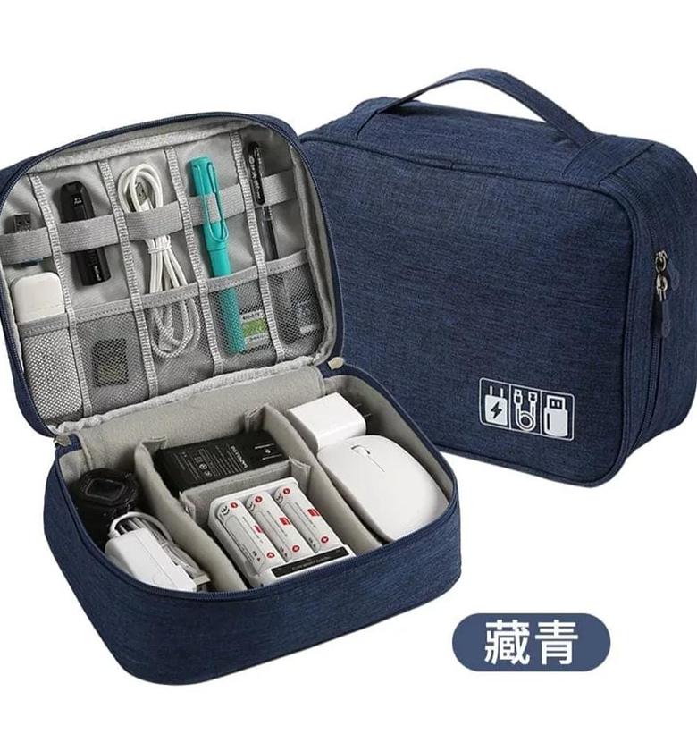 Large Capacity Storage Bag / Cable Organizer & Electronics Organizer. image