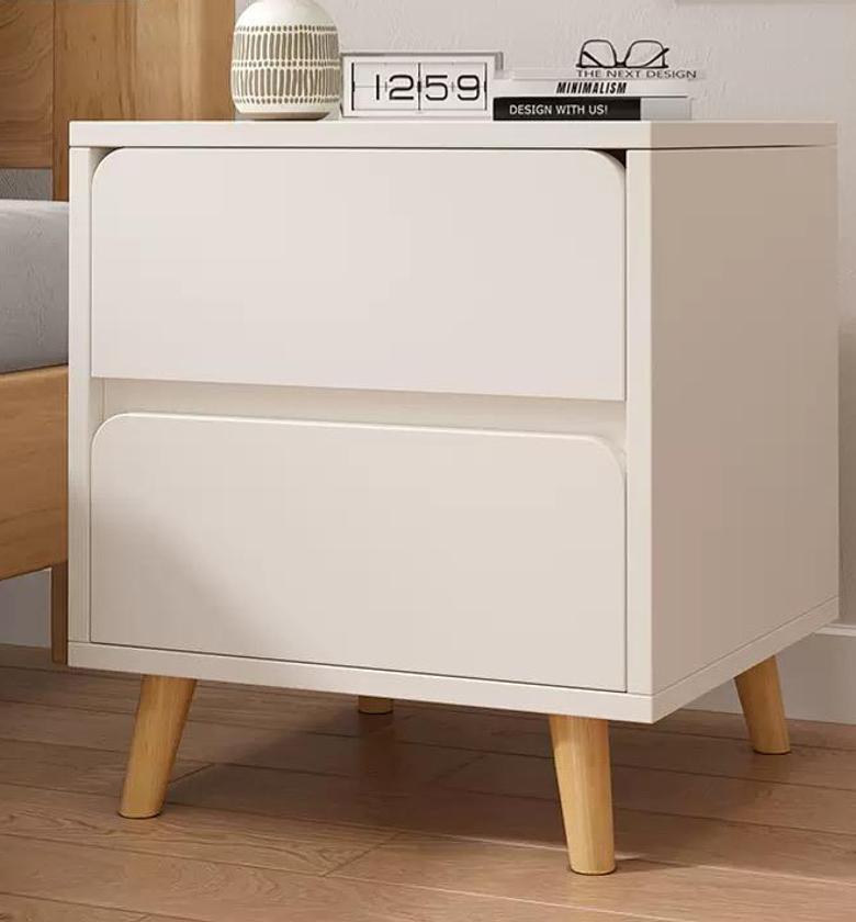 Modern Wooden Bedside Cabinet – Minimalist Design  image