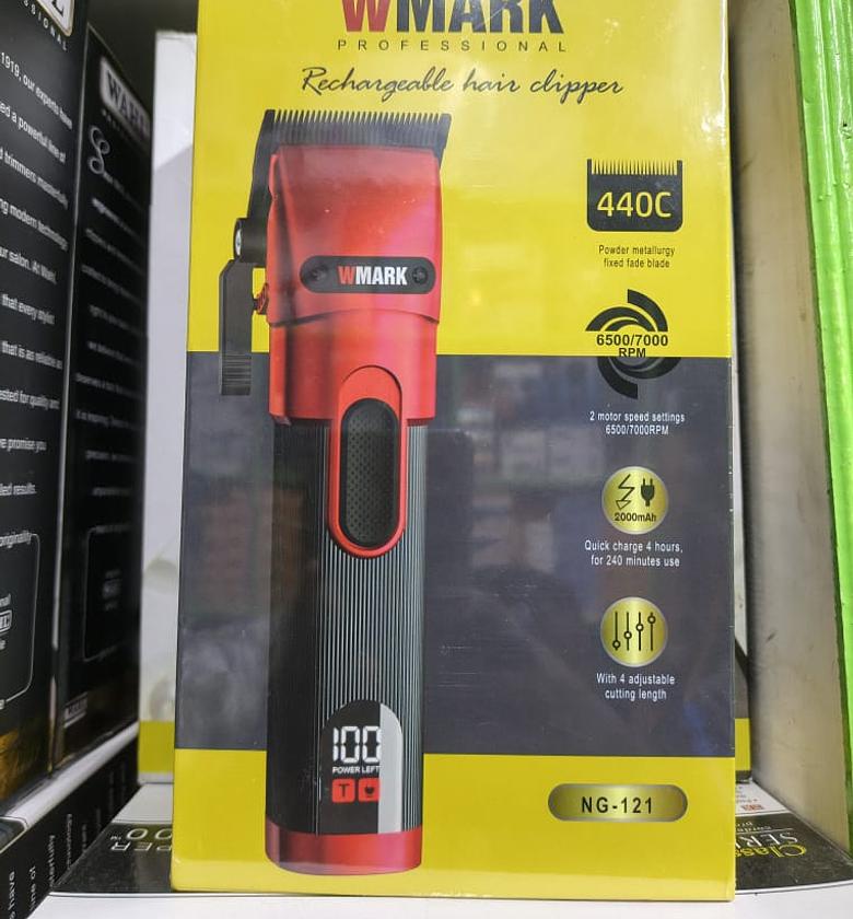 WMARK Cordless Hair Clipper  With 2 Cutting Speed Taper Blade Electric Hair image