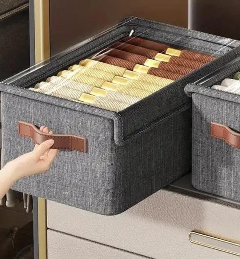 Clothes Storage Box Organizer image