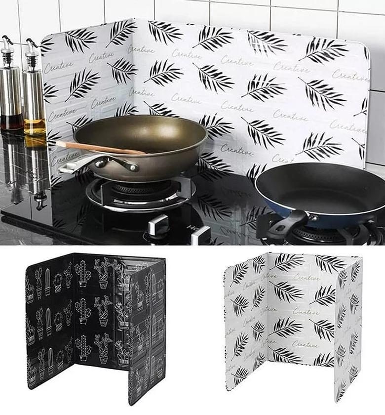 Oil Splash Protector Foldable Aluminium Foil image