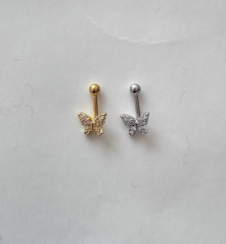 Sparkling Butterfly Helix Piercing Earrings image