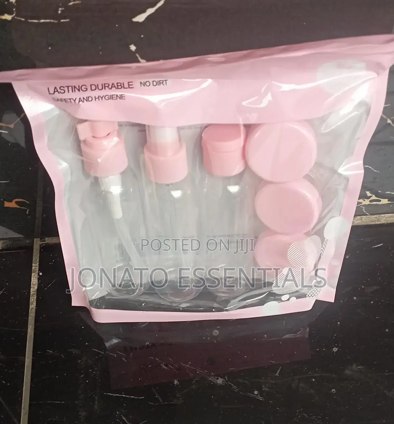 6 Piece Refillable Travel Bottles Set image