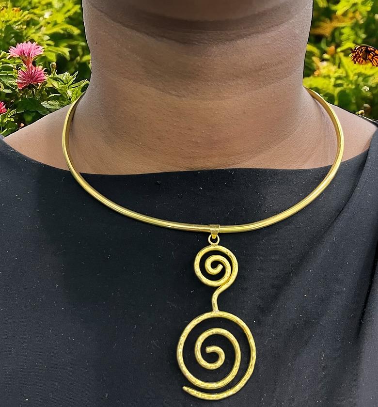 Jelani Brass Choker image