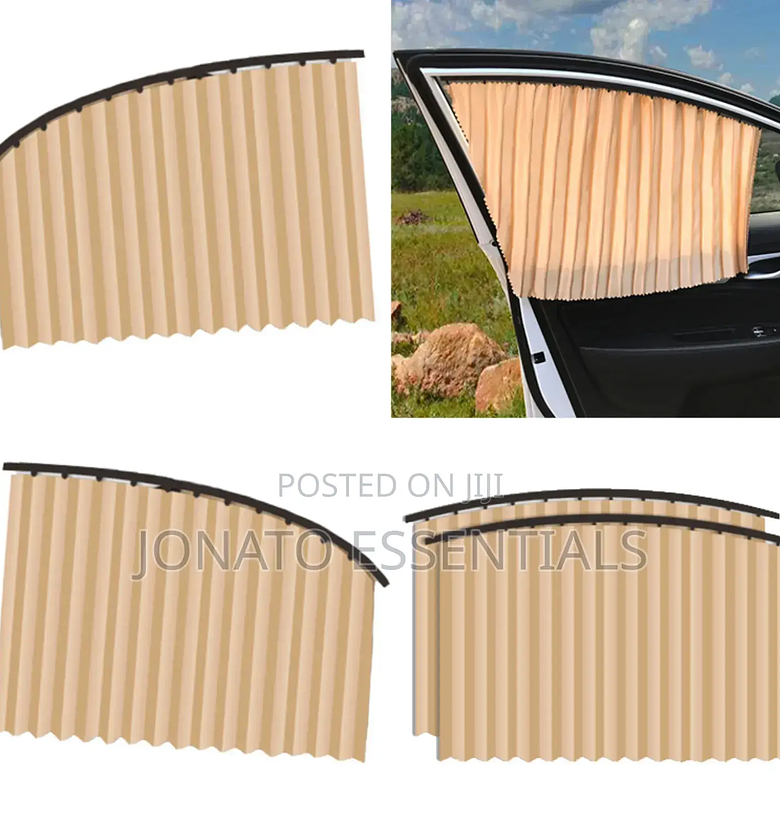 4 Piece Car Window Sunshade Curtains image