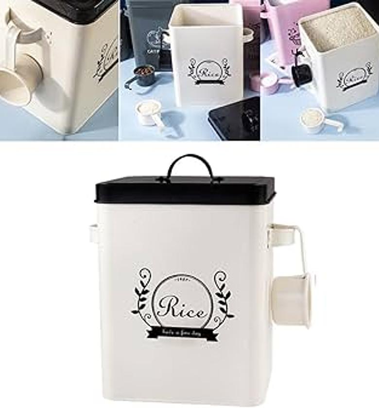  Galvanized metallic 5kg Rice bin  image