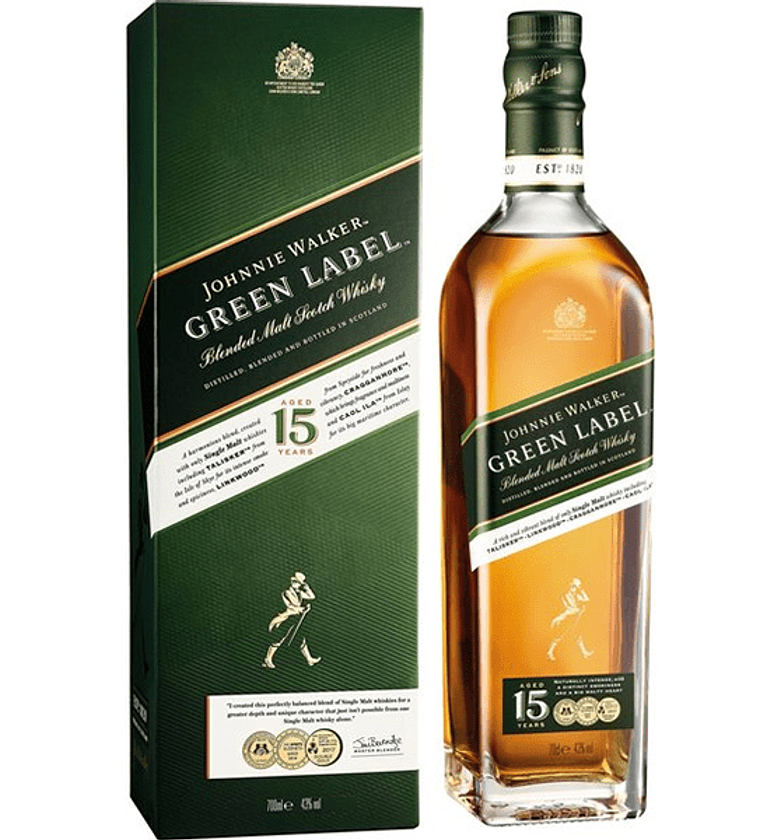 Jw green label 15yrs (750ml) image