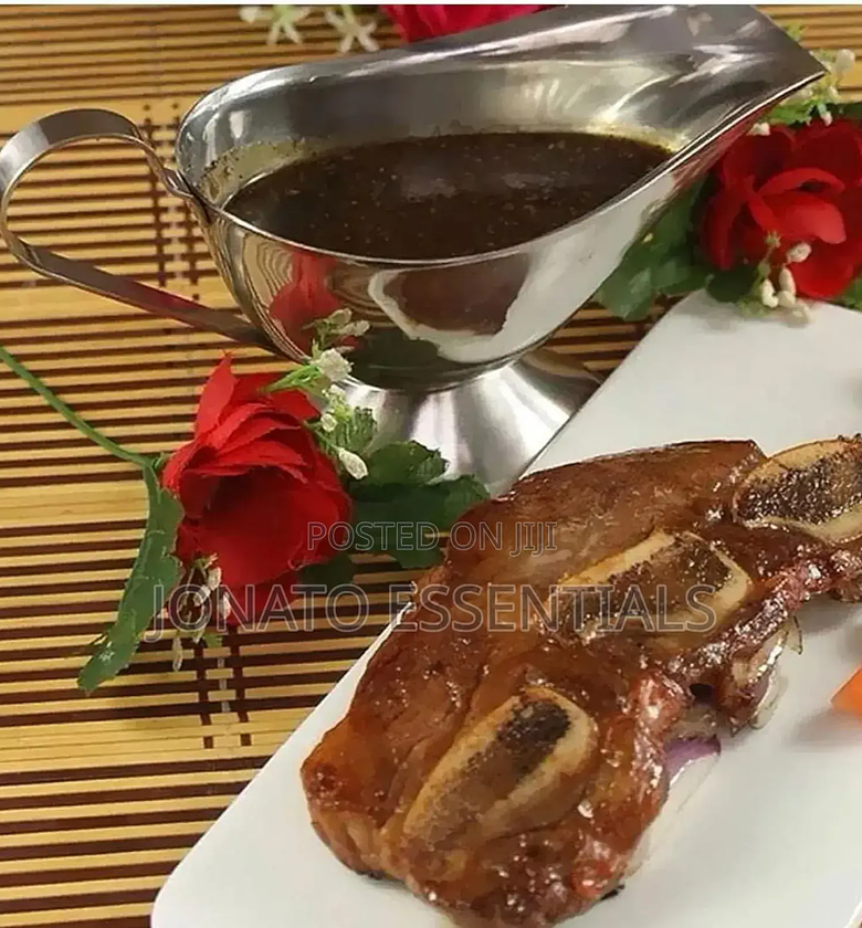 Stainless Steel Boat Sauce Jar, Jug, Jag image