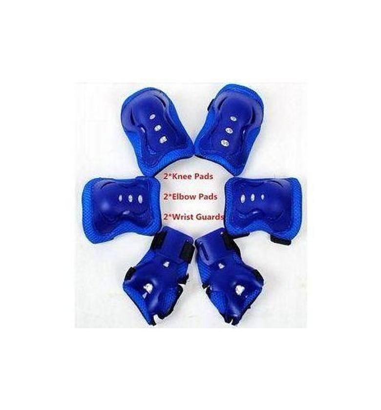 6-in-1 Kids Protective Gear Set – Includes 2 knee pads, 2 wrist guards, and 2 palm guards or gloves image