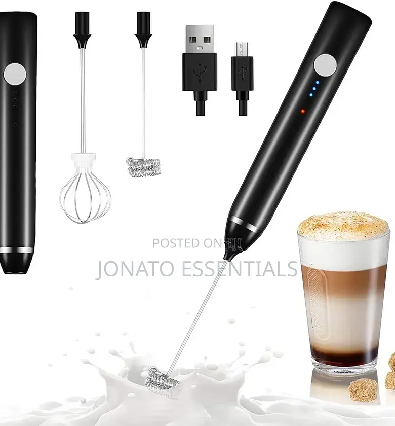 Rechargeable Milk Frother and Mixer, Egg Beater, Whisk image