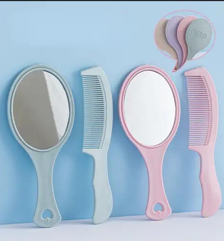 Hand Mirror and Comb Set image