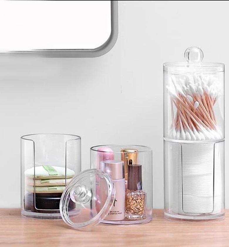 2 Layer Cotton Swabs Storage Box image