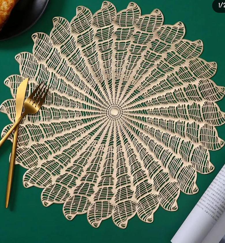 6pcs PVC table mats. image