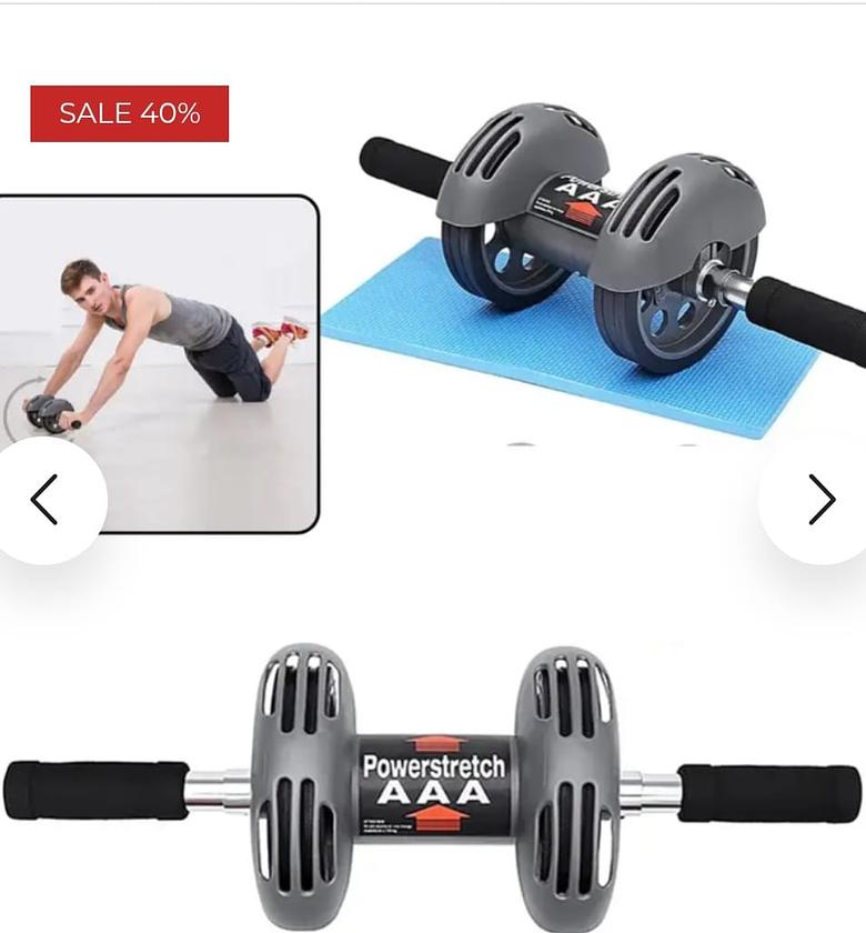 Power stretch Wheel-Power Stretch Roller For Flat Tummy And ABS image