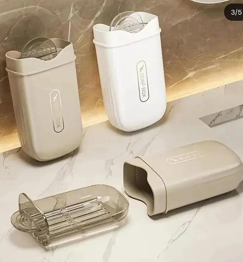 Portable travel soap dish holder image