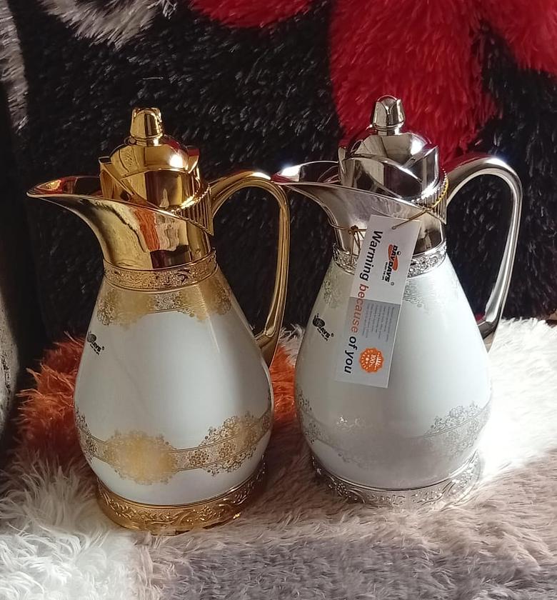 Gold/Silver Thermo Vacuum Jug/ Flask image