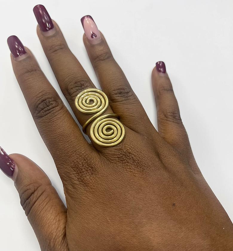 Spiral Goddess Rings image