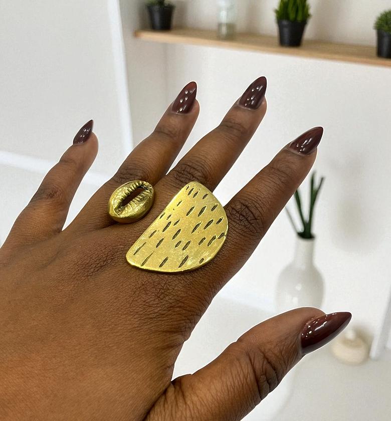 Nia brass Ring Adjustable  image