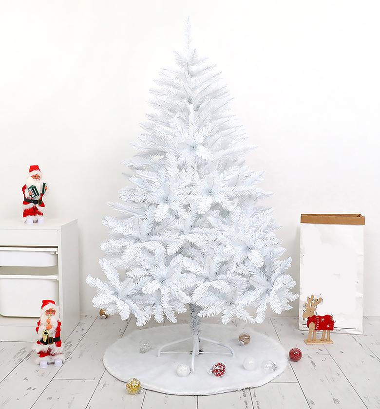 7ft White Artificial Christmas Tree image