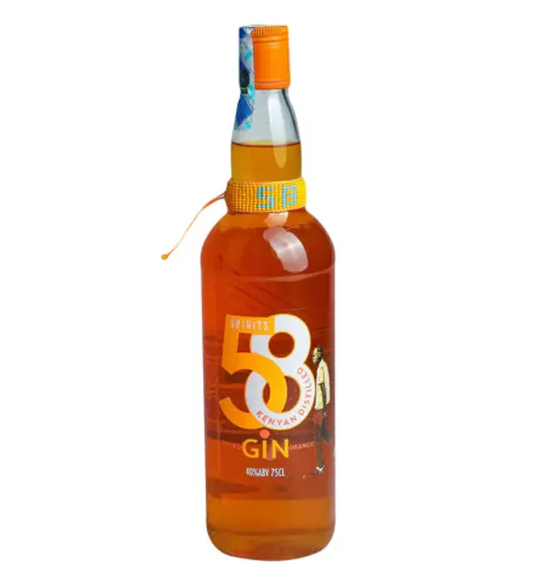 58 SPICED ORANGE GIN 750ML image