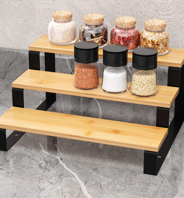 3-Layer Multi-Functional Display & Organizing Rack image