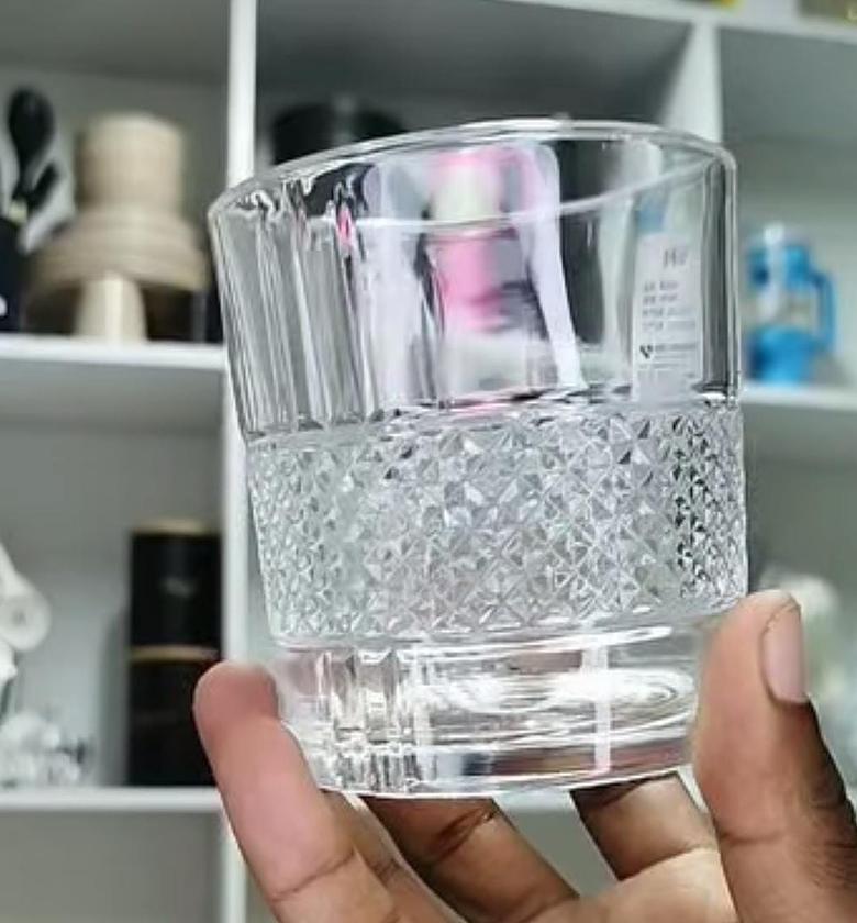 Unique patterned short /whiskey glasses image