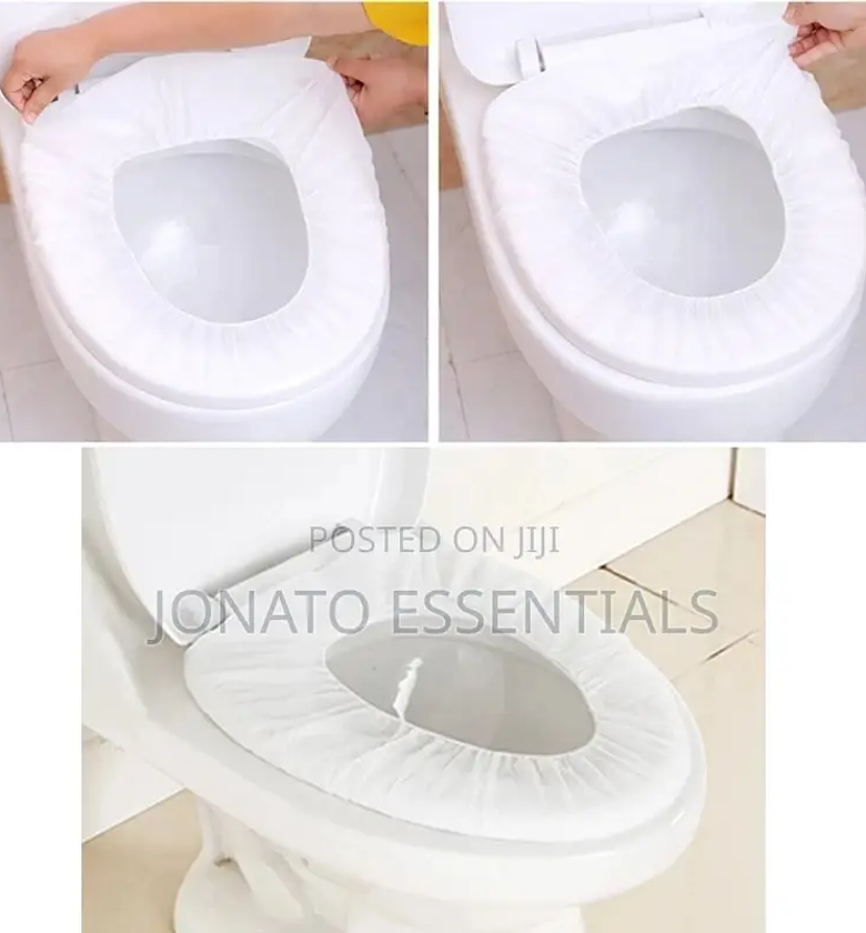 10pc Disposable Toilet Seat Cover Set image