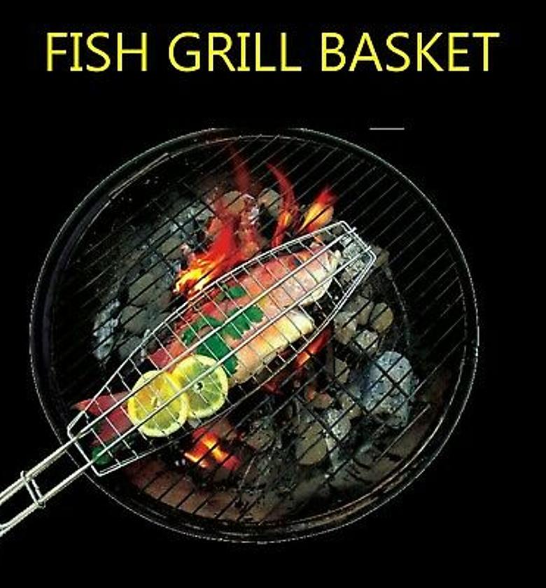 Fish Grill Basket, Fish Choma Grill image