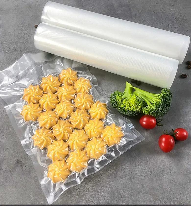 Premium Vacuum Sealer Bags Roll 32cm x 6M - Universal Food Grade Storage Rolls for Meat & Vegetables image