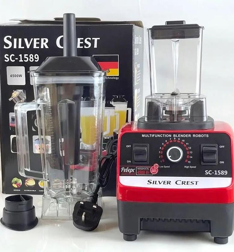 4500 watts 2 in 1 Silver Crest heavy duty commercial blender  image