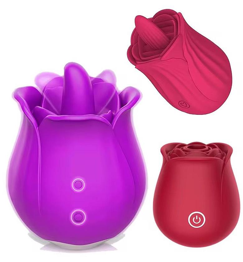 2 in 1 Vibrator Rose image