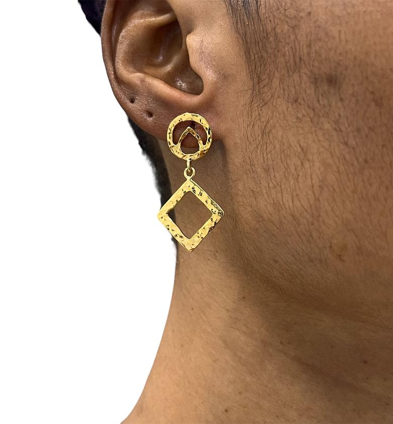 Bashira Brass Earrings  image
